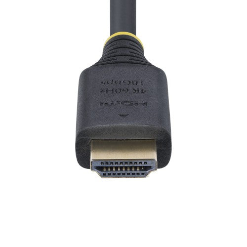 StarTech.com HDMI2-CABLE-4K60-3F HDMI cable 35.4" (0.9 m) HDMI Type A (Standard) Black