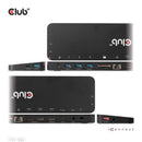 CLUB3D CSV-1566 laptop dock/port replicator Docking USB 3.2 Gen 1 (3.1 Gen 1) Type-C Black