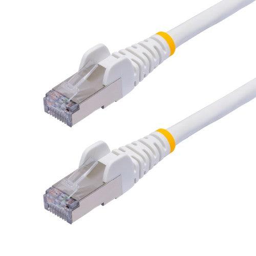 StarTech.com NLWH-1F-CAT8-PATCH networking cable White 12" (0.305 m) S/FTP (S-STP)