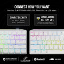 Corsair K70 PRO MINI keyboard Gaming USB + Bluetooth White