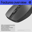 HP 715 Rechargeable Multi-Device Mouse