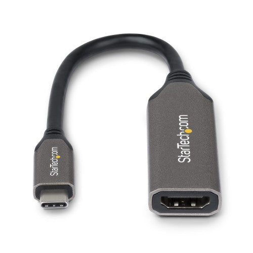 StarTech.com 112B-USBC-HDMI21 video cable adapter 7.87" (0.2 m) USB Type-C HDMI Type A (Standard) Gray