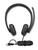 Lenovo VoIP Headset 5000 Wired Head-band Office/Call center USB Type-C Black