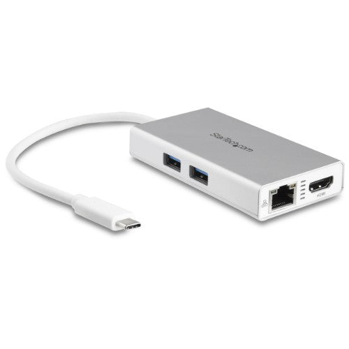 StarTech.com DKT30CHPDW laptop dock/port replicator Wired USB 3.2 Gen 1 (3.1 Gen 1) Type-C Silver, White
