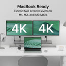 Plugable Technologies USBC-6950M USB graphics adapter 3840 x 2160 pixels Silver