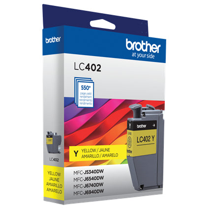 Brother LC402YS ink cartridge 1 pc(s) Original Standard Yield Yellow