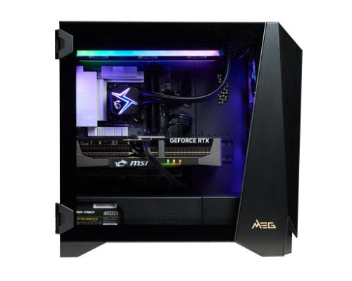 MSI Infinite RS AI 2NVZ9-1291US Intel Core Ultra 9 285K 64 GB DDR5-SDRAM 2 TB SSD NVIDIA GeForce RTX 5090 Windows 11 Pro Desktop PC Black