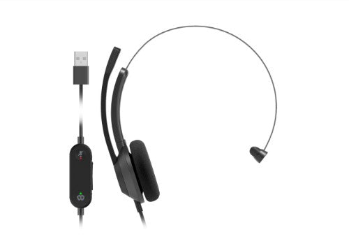 Cisco Headset 321 Wired Single On-Ear Carbon Black USB-A Head-band Office/Call center USB Type-A