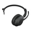 Jabra Evolve2 65 Headset Wireless Head-band Office/Call center USB Type-A Bluetooth Charging stand Black