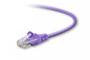 Belkin Cat5e, 14ft, 1 x RJ-45, 1 x RJ-45, Purple networking cable 167.7" (4.26 m)