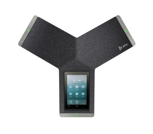 HP Poly Trio C60 IP Conference Phone and PoE-enabled No Radio