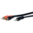 Comprehensive 3.5mm/RCA, 1.8m audio cable 70.9" (1.8 m) 2 x RCA Black