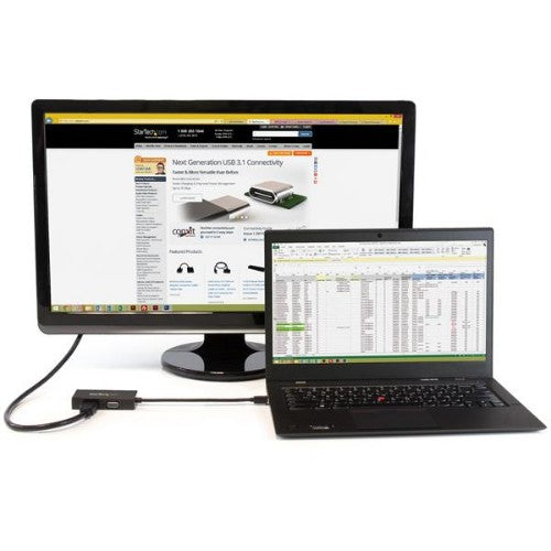 StarTech.com MDP2VGDVHD video cable adapter 5.91" (0.15 m) Mini DisplayPort DVI-D + VGA (D-Sub) + HDMI Black