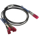 DELL 470-ABQB InfiniBand/fibre optic cable 118.1" (3 m) QSFP28 4x SFP28 Black, Red