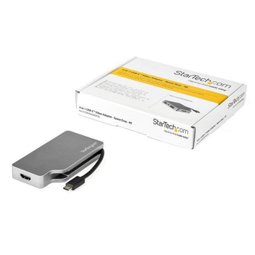 StarTech.com CDPVDHDMDPSG USB graphics adapter 3840 x 2160 pixels Gray