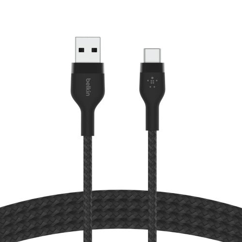 Belkin BOOST CHARGE PRO Flex USB cable 39.4" (1 m) USB 3.2 Gen 1 (3.1 Gen 1) USB C USB A Black