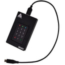 Apricorn Aegis Fortress L3 4 TB USB Type-A to USB Type-C 3.2 Gen 1 (3.1 Gen 1) Black