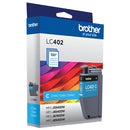 Brother LC402CS ink cartridge 1 pc(s) Original Standard Yield Cyan