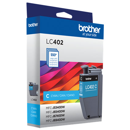 Brother LC402CS ink cartridge 1 pc(s) Original Standard Yield Cyan