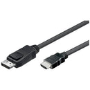 4XEM 4XDPMHDMIM10FT video cable adapter 120" (3.05 m) DisplayPort HDMI Type A (Standard) Black