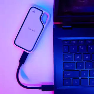 SanDisk SDSSDE62P-1T00-G25 external solid state drive 1 TB USB Type-C 3.2 Gen 2 (3.1 Gen 2) White