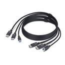 StarTech.com DDU1226-KVM-CABLE KVM cable Black 70.9" (1.8 m)