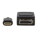 Tripp Lite U444-003-DP-BD video cable adapter 35.8" (0.91 m) USB Type-C DisplayPort Black