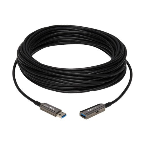 Tripp Lite U330F-20M-G1 USB cable USB 3.2 Gen 1 (3.1 Gen 1) 787.4" (20 m) USB A Black, Gray