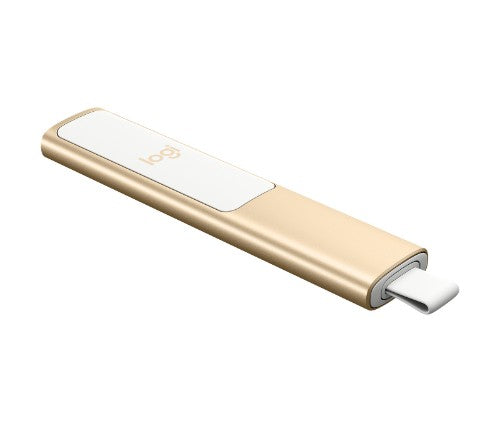 Logitech 910-004860 wireless presenter Bluetooth/RF Gold