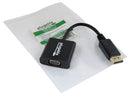 Plugable Technologies DPM-VGAF video cable adapter DisplayPort VGA (D-Sub) Black