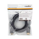 Rocstor Y10C261-B1 video cable adapter 118.1" (3 m) DisplayPort HDMI Black