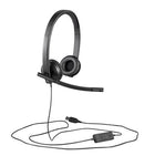 Logitech USB Headset H570e Wired Head-band Office/Call center Black