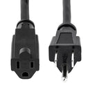 StarTech.com HX-15F-POWER-CORD power cable Black 177.2" (4.5 m) NEMA 5-15R NEMA 5-15P