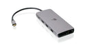 iogear GUD3C4K3P notebook dock/port replicator USB 3.2 Gen 1 (3.1 Gen 1) Type-C Gray
