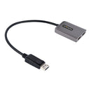 StarTech.com MST14DP122HD video cable adapter 11.8" (0.3 m) DisplayPort 2 x HDMI Black, Gray