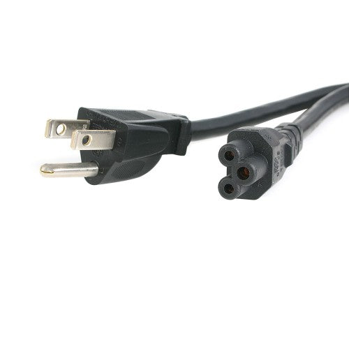 StarTech.com PXT101NB3S10 power cable Black 118.1" (3 m) NEMA 5-15P C5 coupler
