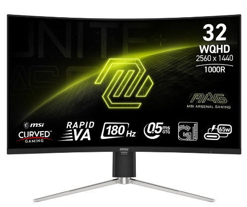 MSI MAG 325CQRF QD E2 computer monitor 31.5" 2560 x 1440 pixels Wide Quad HD LED Black