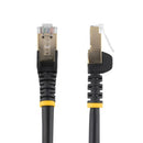 StarTech.com C6ASPAT12BK networking cable Black 145.7" (3.7 m) Cat6a