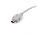 StarTech.com USB2HABM1 USB cable 11.8" (0.3 m) USB A Mini-USB B Gray