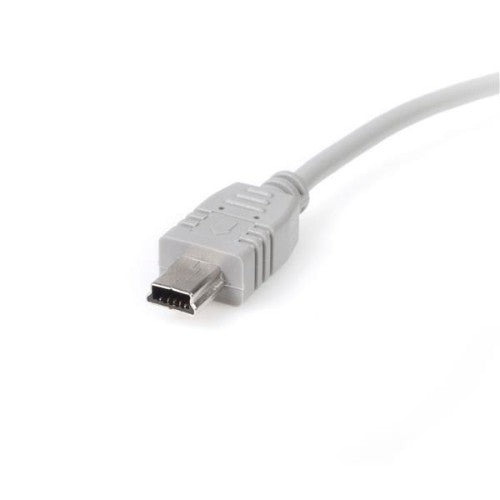 StarTech.com USB2HABM1 USB cable 11.8" (0.3 m) USB A Mini-USB B Gray