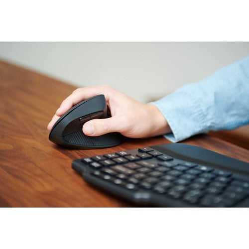 Kensington Pro Fit Ergo KM675 EQ keyboard Mouse included Office RF Wireless + Bluetooth QWERTY US English Black
