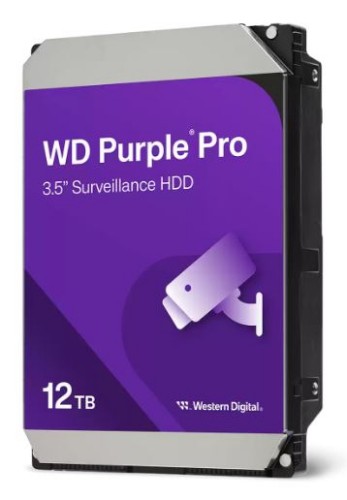 Western Digital Purple Pro WD122PUR internal hard drive 12 TB 7200 RPM 512 MB 3.5" Serial ATA III