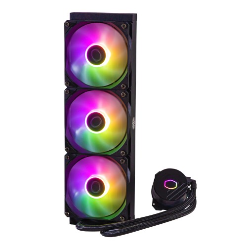 Cooler Master MasterLiquid 360L Core ARGB Processor Liquid cooling kit 4.72" (12 cm) Black