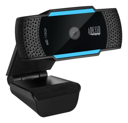 Adesso CyberTrack H5-TAA webcam 2 MP 1920 x 1080 pixels USB 2.0 Black