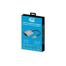 Adesso AUH-4035 laptop dock/port replicator Wired USB 3.2 Gen 2 (3.1 Gen 2) Type-C Aluminum