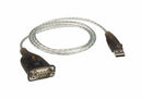 ATEN UC232A1-AT serial cable Black, Metallic 39.4" (1 m) USB Type-A DB-9