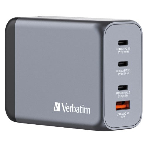 Verbatim GNC-200 Universal Black, Gray AC Fast charging Indoor