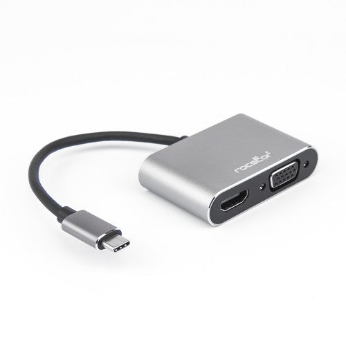 Rocstor Y10A204-A1 USB graphics adapter 3840 x 2160 pixels Black