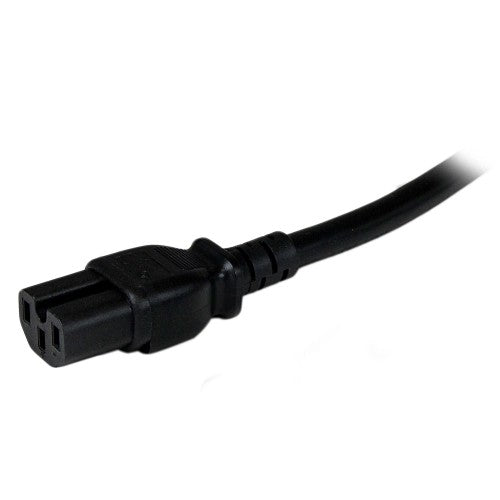 StarTech.com PXT515C158 power cable Black 94.5" (2.4 m) NEMA 5-15P C15 coupler