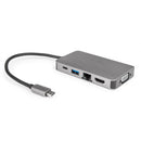 Rocstor Y10A249-A1 notebook dock/port replicator USB 3.2 Gen 1 (3.1 Gen 1) Type-C Silver